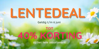 Tot 40% korting tijdens de lentedeals bij Vitaminesperpost