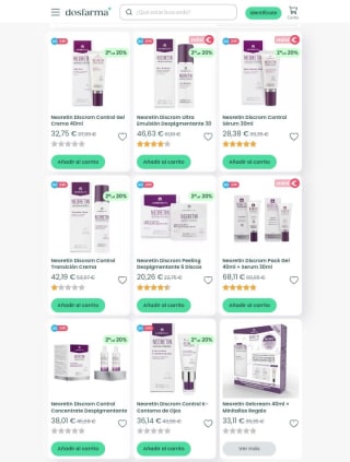 -20% de Descuento en la Segunda Unidad de Neoretin.