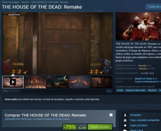 Juego The house of the dead: Remake para pc por 6,24€