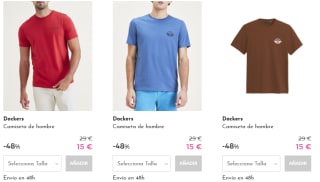 DOCKERS - Camisetas para ellos por 15€