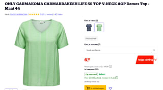 Only Carmakoma Carmarrakesh Plus Size Dames shirt voor €6,31 bij Bol
