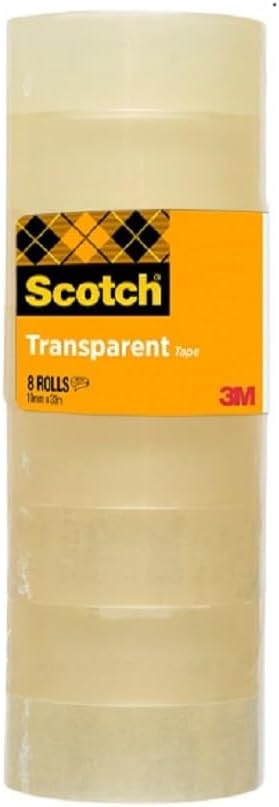 8 rollos Scotch Cinta Adhesiva Transparente por 3,80€