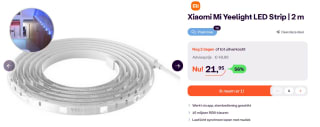Xiaomi Yeelight Light Strip LED strip 2m voor €21,95 bij iBOOD