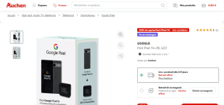 Pack Smartphone 6,1" Google Pixel 7A 128 Go + Enceinte JBL GO3 à 359€