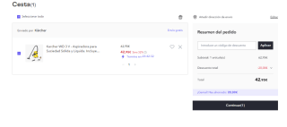 Aspiradora Karcher WD 3 V por 42.95€