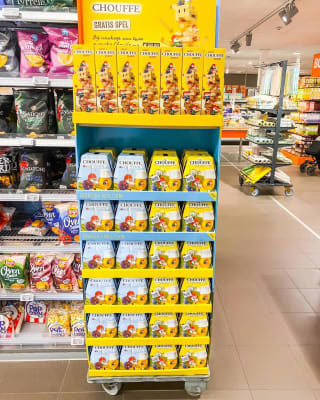 La chouffe toren bij aankoop van twee 4-packs Chouffe bier