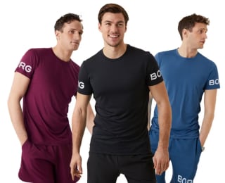 3x Björn Borg Multi Shirt Heren voor €44,95 bij iBood