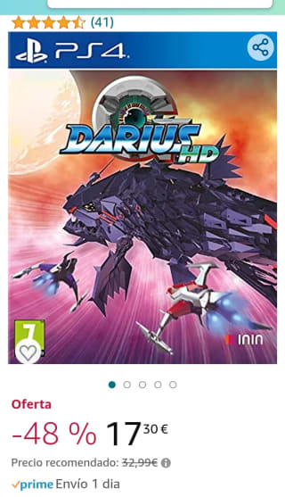 G-Darius HD PlayStation 4 por 17,30€.
