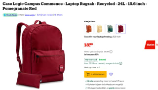 Caselogic Campus Commence Rugzak 24L voor €18,99 bij Bol