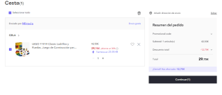 LEGO Classic Ladrillos y Ruedas por 29.75€