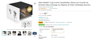 Caja fuerte camuflada Elder Welder por 46,97€