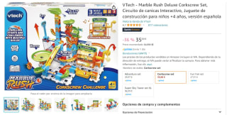 VTech - Marble Rush Deluxe Corkscrew Set, Circuito de canicas Interactivo por 35€