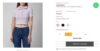 Playera Catamaran Tipo Polo Manga Corta por $160 en El Palacio de Hierro