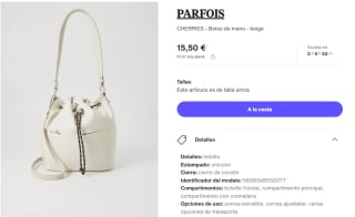 Bolso de mano PARFOIS por 15.5€