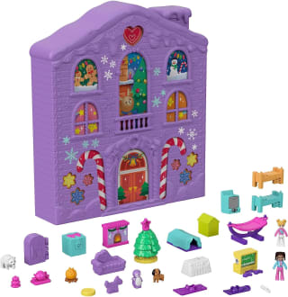 Polly Pocket Adventskalender Kersthuis voor €9,99 bij Amazon