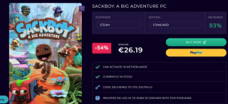 Sackboy: A Big Adventure voor €26,19 bij CDKeys