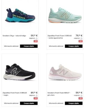 Recopilacion de Zapatillas New Balance con Hasta 50% de Descuento en Privalia