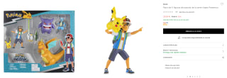 Pack de 5 figuras de batalla de la serie Viajes Pokemon por 29,39€