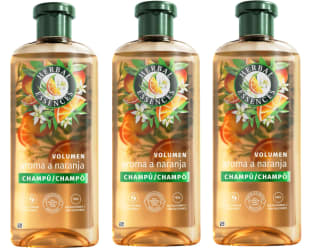 3 Botes de Herbal Essences Champú Volumen Con Aroma A Naranja, 350 ml, Para Pelo Fino, Sin Siliconas por 7.22€