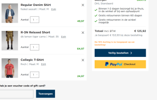 10% extra korting op de sale tot 50% bij G-star