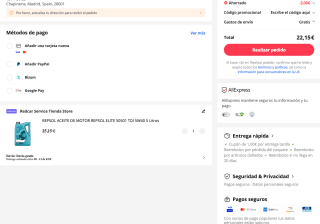 Aceite REPSOL de Motor REPSOL ELITE 50501 TDI 5W40 5 Litros por 22,15€