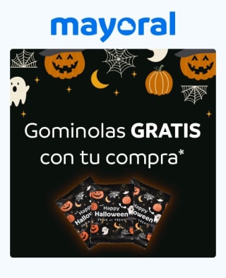 Regalo Gominolas con compra en Mayoral.