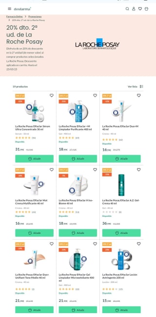 -20% en la Segunda Unidad de la Roche Posay.