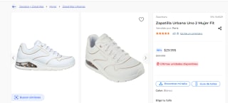 Zapatilla Urbana Uno 2 Mujer Fit por $29.995