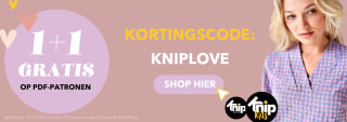 1+1 gratis op alle pdf-patronen van Knipmode & KNIPkids