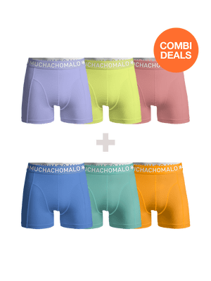Muchachomalo Heren 3+3-Pack Boxershorts voor €43,96 bij Muchachomalo