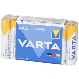 16 Varta batterijen AA of AAA voor €3,33 bij de Action