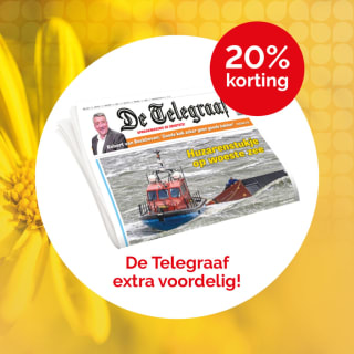 20% korting op De Telegraaf bij Cigo