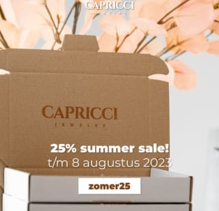 25% korting vanaf €35 bij Capricci