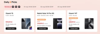 10% descuento en móviles y tablets y grandes promociones en Xiaomi Days