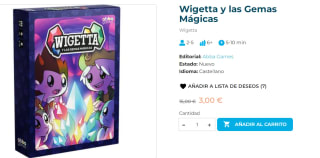 Juego de Cartas Wigetta Y Las Gemas Magicas por 3€