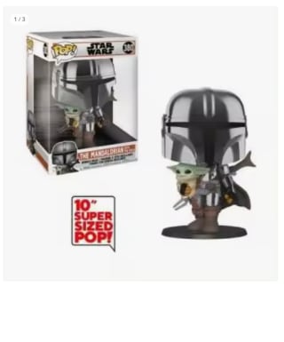Funko Pop StarWars The Mandalorian Figura Con Armadura y Baby Yoda por 16.58€