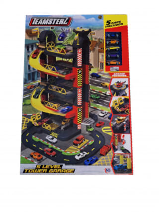 Wheellious Parkeergarage met 5 autootjes voor €39,95 bij Dagknaller