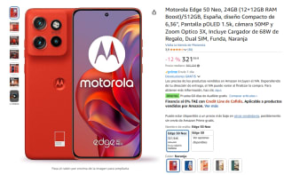 Motorola Edge 50 Neo, 24GB (12+12GB RAM Boost)/512GB por 321,94€