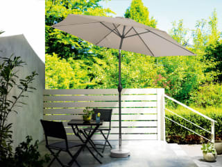 LIVARNO home Parasol Ø 3 m taupe voor €14,99 bij Lidl