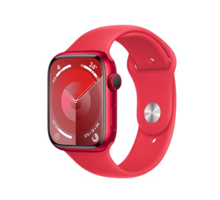 Apple Watch Series 9 4G 45 mm aluminio rojo correa deportiva roja (RED) S/M por solo 309,39€