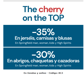 Descuentos de -35% y -30% en seleccionados