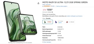 Motorola Razr 50 Ultra voor €€898,83 bij Amazon