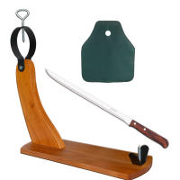 Soporte Jamonero de madera + + Funda Jamon +cuchillo jamon Cuperinox por 19,55€ (11,73€ cuentas nuevas)