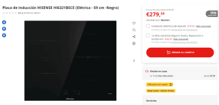 Electrodomésticos Hisense con 15% descuento EXTRA