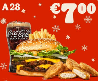 Big King XXL Menu voor €7 bij Burger King