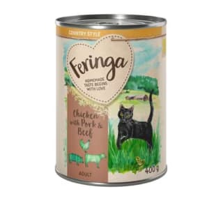 Alimento completo para gato 24 latas 400g FERINGA por solo 1,99€