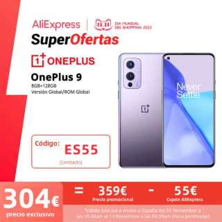 Móvil Oneplus 9 5G 128GB a solo 319€