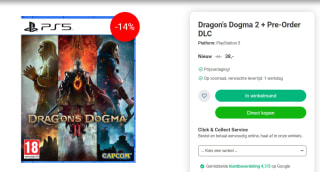 Dragon's Dogma 2 voor €38 bij Nedgame