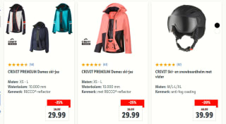 CRIVIT Ski- en snowboardhelm met vizier voor €39,99 in de Lidl webshop