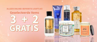 Geselecteerde Items 3 + 2 GRATIS Mix & Match bij Bathandbodyworks